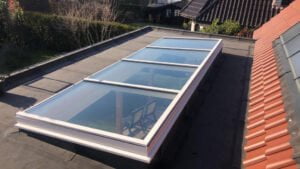 Dakraam lichtstraat veranda glas