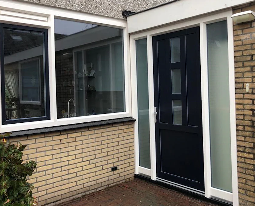 Glas deur vervangen